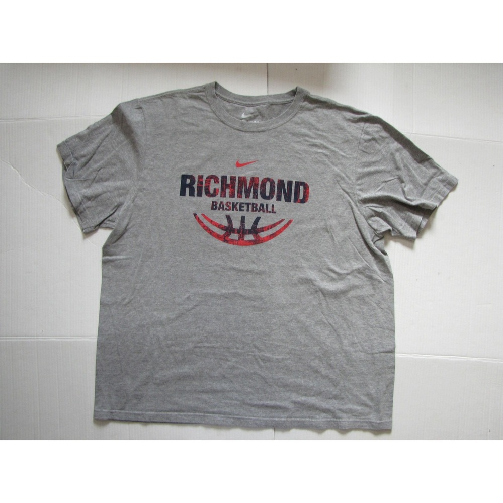 Richmond Spiders Shirt Mens XXL Gray NCAA Basketball Just Do It Nike Graphic